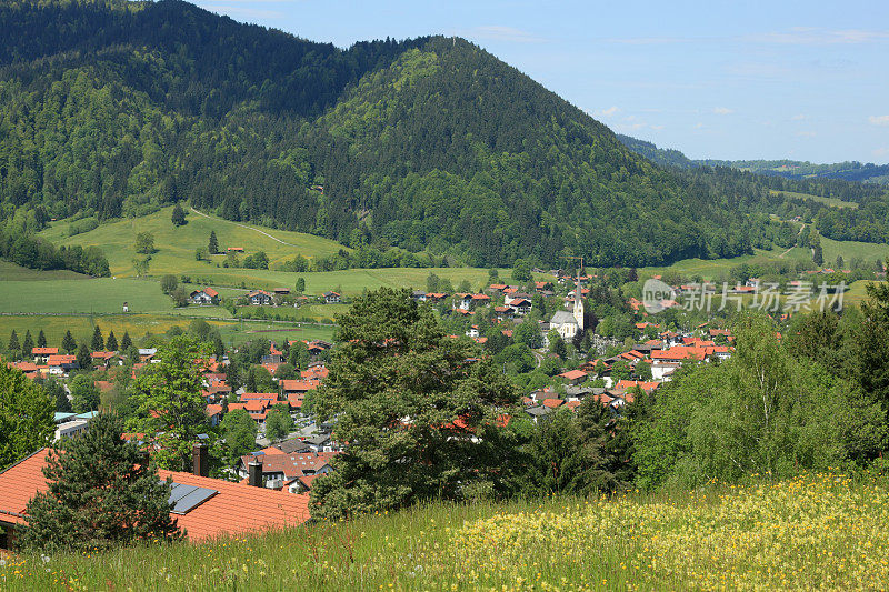 Schliersee -位于巴伐利亚阿尔卑斯山的小镇